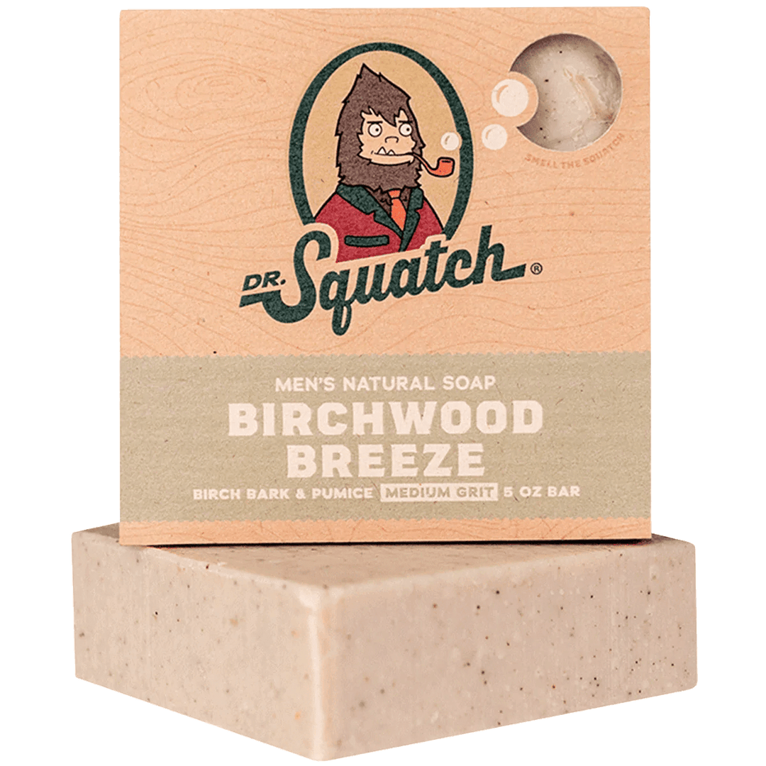 Dr. Squatch Hand Soap Birchwood Breeze - Dr. Squatch Soap Bar