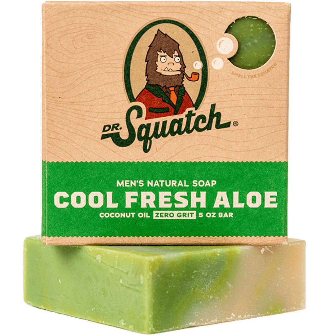 Dr. Squatch Hand Soap Cool Fresh Aloe - Dr. Squatch Soap Bar