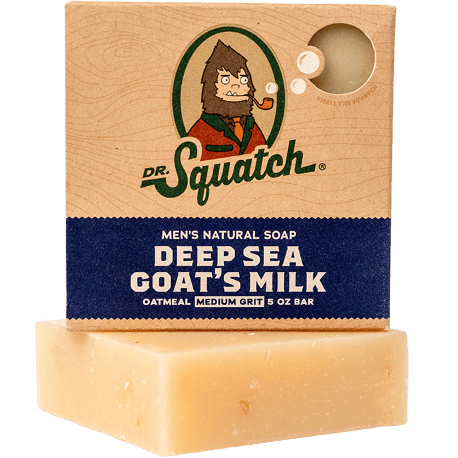 Dr. Squatch Hand Soap Deep Sea Goats Milk - Dr. Squatch Soap Bar