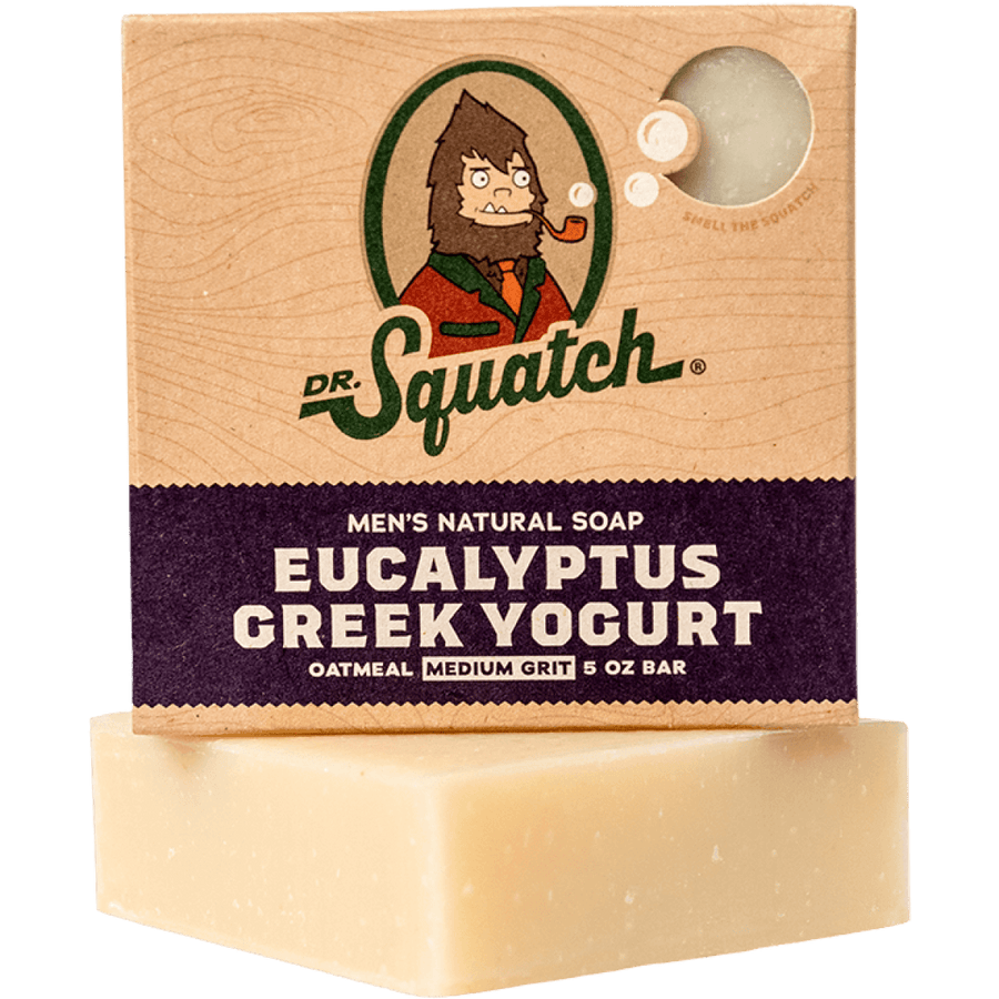 Dr. Squatch Hand Soap Eucalyptus Greek Yogurt - Dr. Squatch Soap Bar