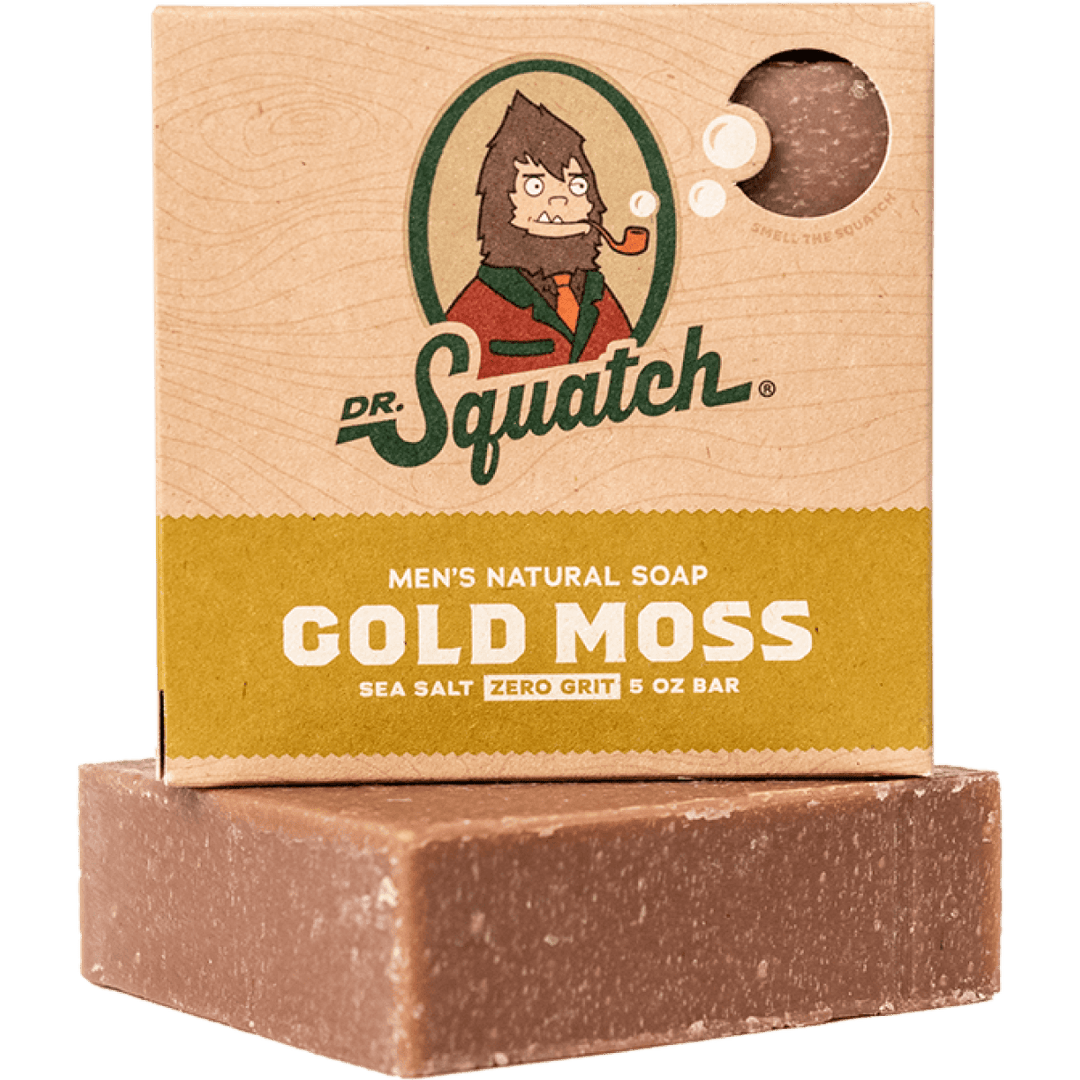 Dr. Squatch Hand Soap Gold Moss - Dr. Squatch Soap Bar