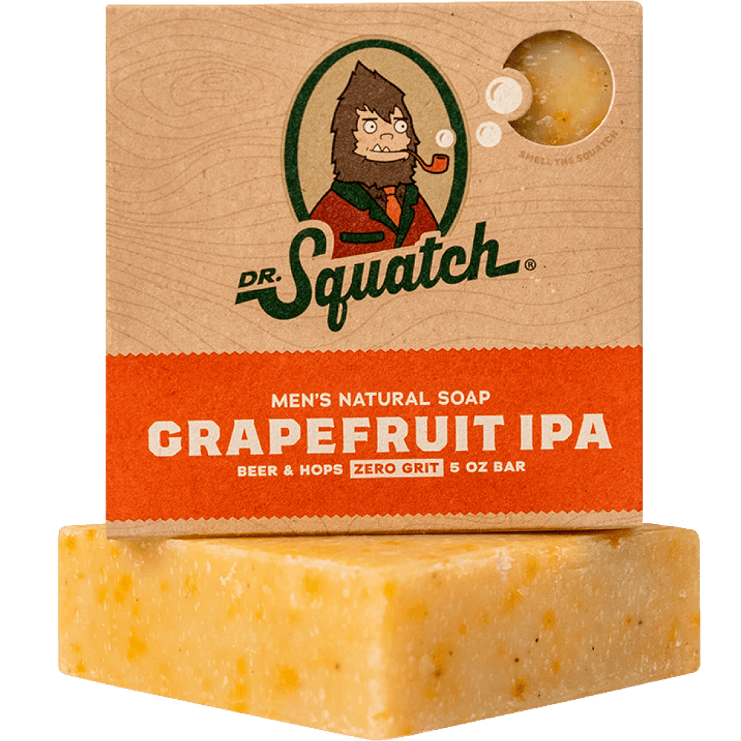 Dr. Squatch Hand Soap Grapefruit IPA - Dr. Squatch Soap Bar