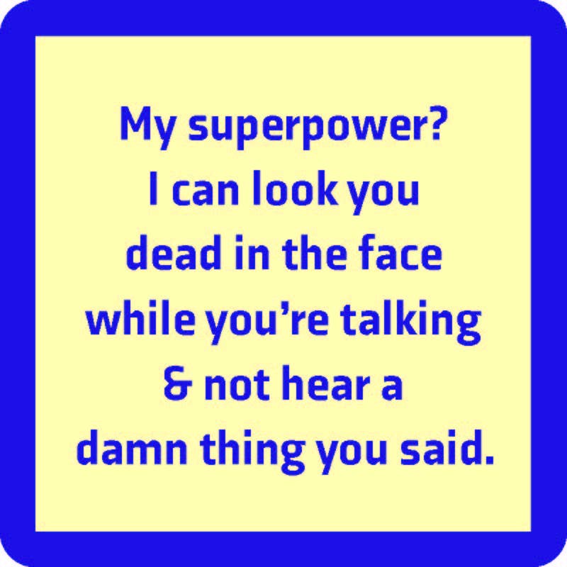 Drinks On Me Coasters Coasters Superpower Coaster