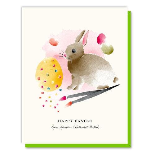 Driscoll Designs Card Easter Cottontail Rabbit