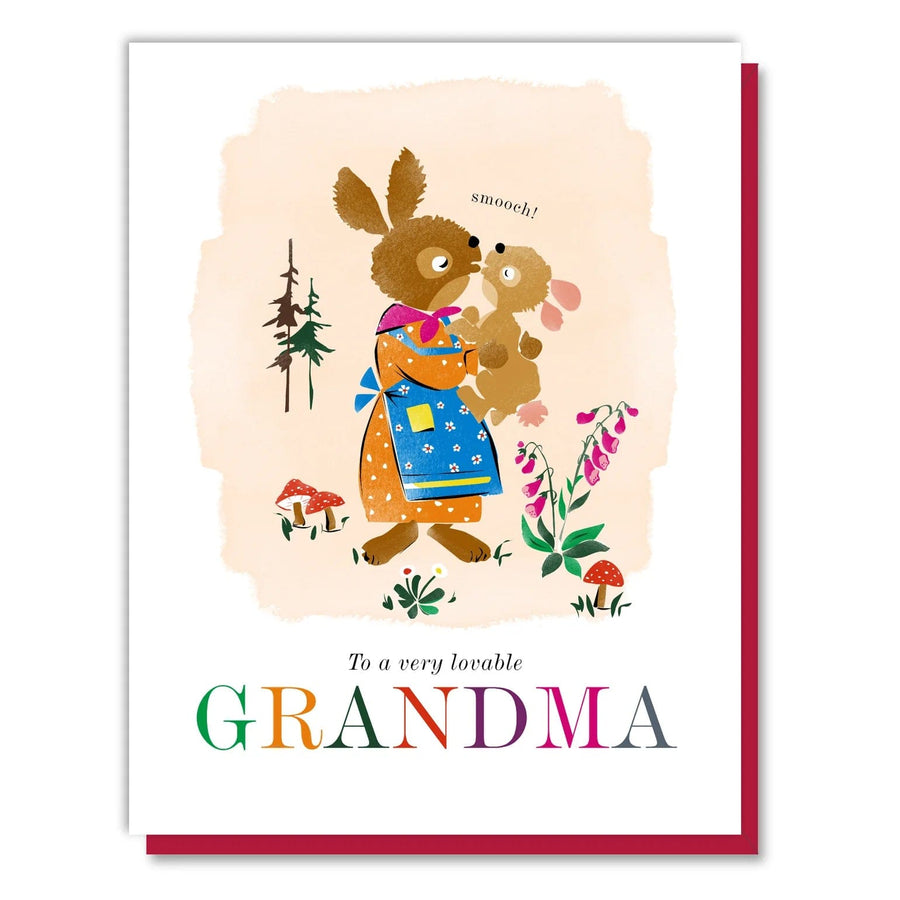 Driscoll Designs Card Grandma Bunny Card