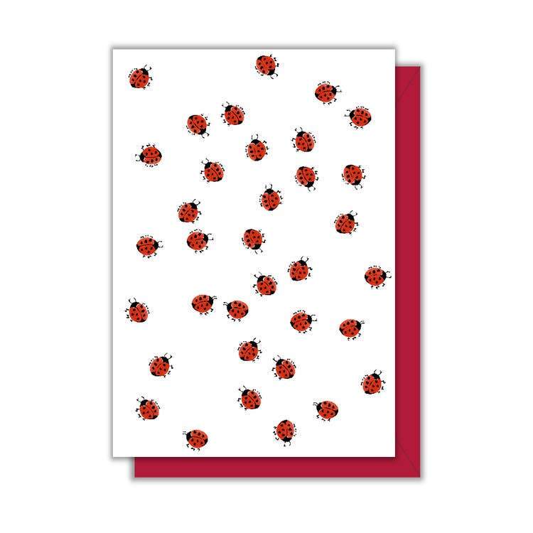 Driscoll Designs Card Ladybugs Enclosure Card