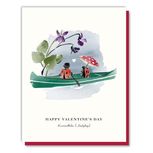 Driscoll Designs Card Ladybugs Valentine Card