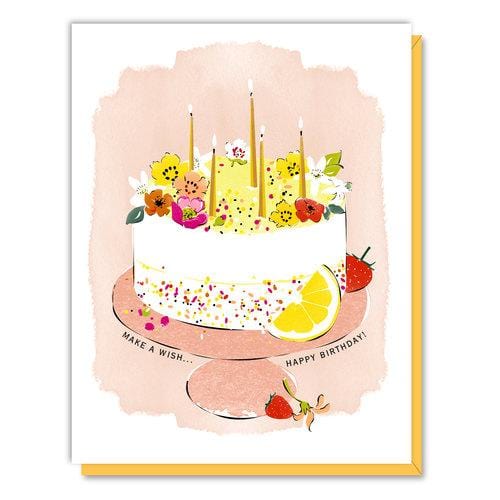 Driscoll Designs Card Lemon Cake Card