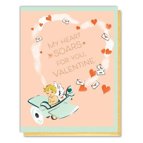 Driscoll Designs Card My Heart Soars for You, Valentine