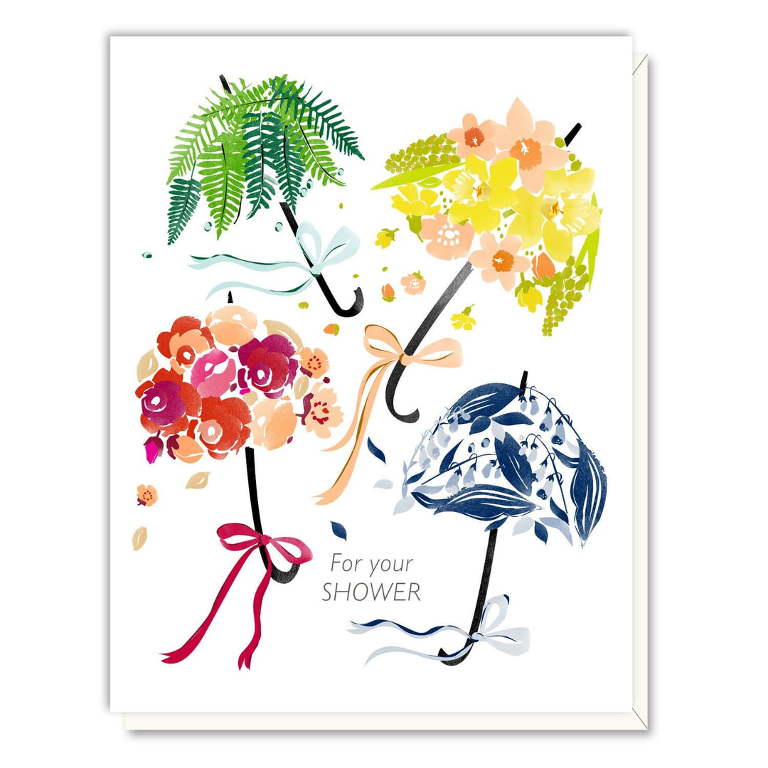 Driscoll Designs Card Wedding Shower Umbrellas