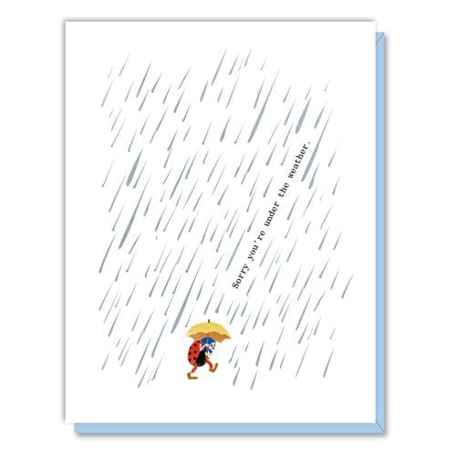 Driscoll Designs Single Card Ladybug in Rain