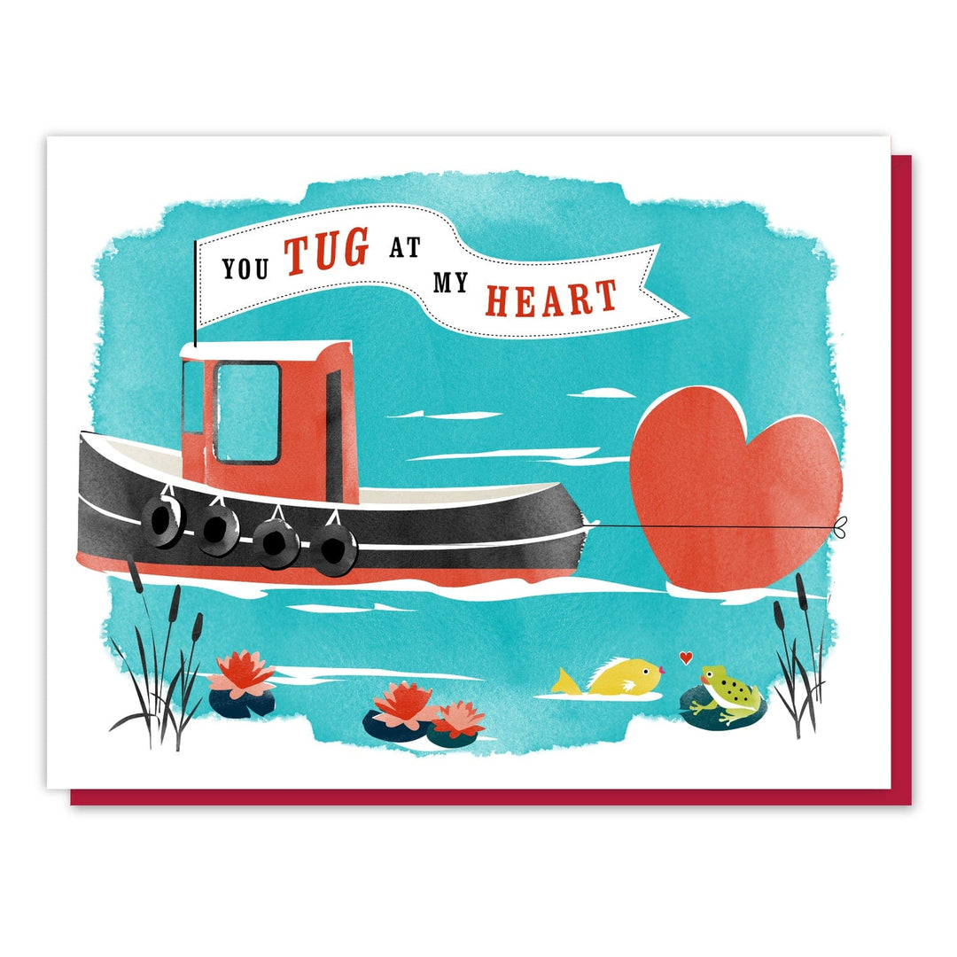 Driscoll Designs Single Card Tugboat of Love Card