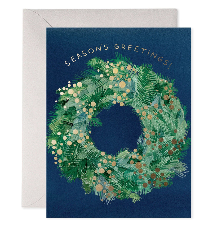 E. Frances Paper Boxed Card Set Season's Greens Boxed Card Set