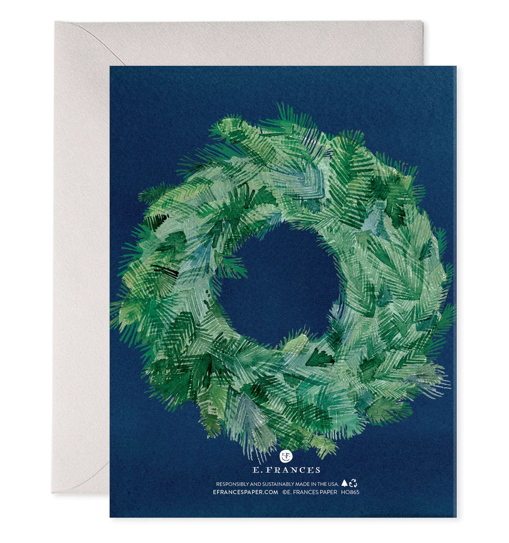 E. Frances Paper Boxed Card Set Season's Greens Boxed Card Set