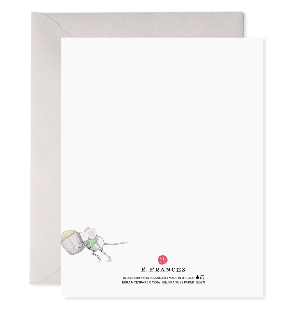 E. Frances Paper Card 3rd Birthday Card