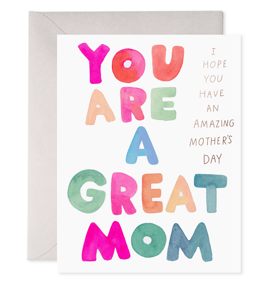 E. Frances Paper Card A Great Mom Card