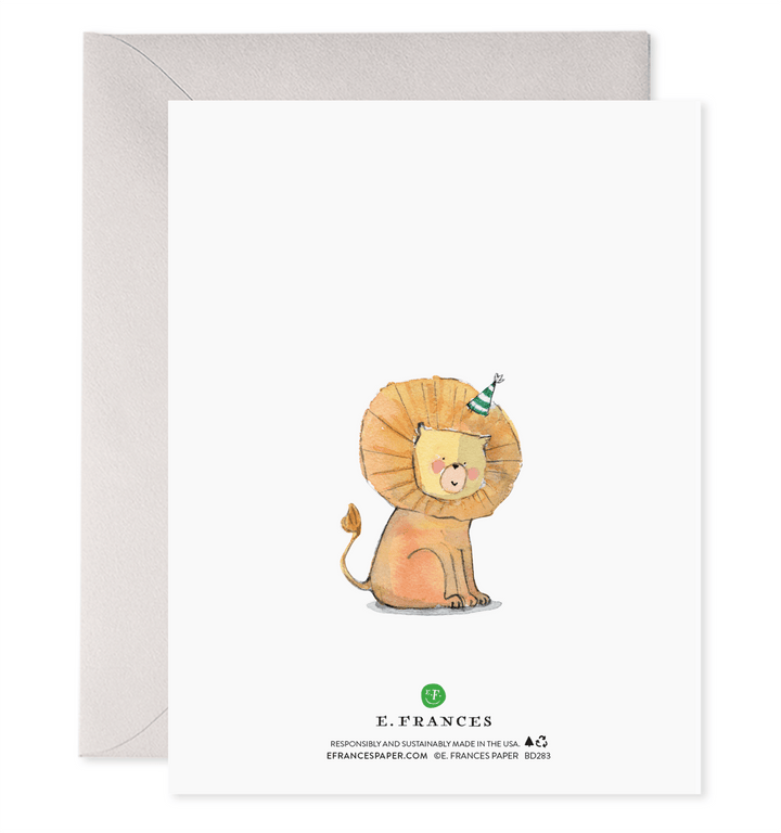 E. Frances Paper Card Animal Stack Birthday Card