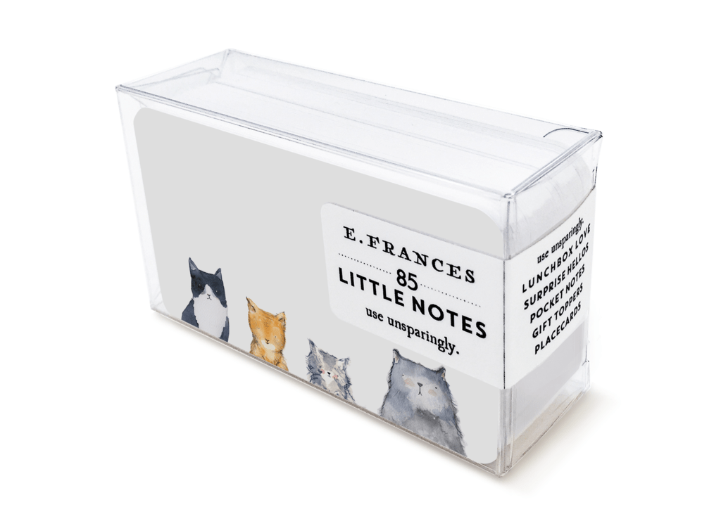 E. Frances Paper Card Cat's Meow Little Notes