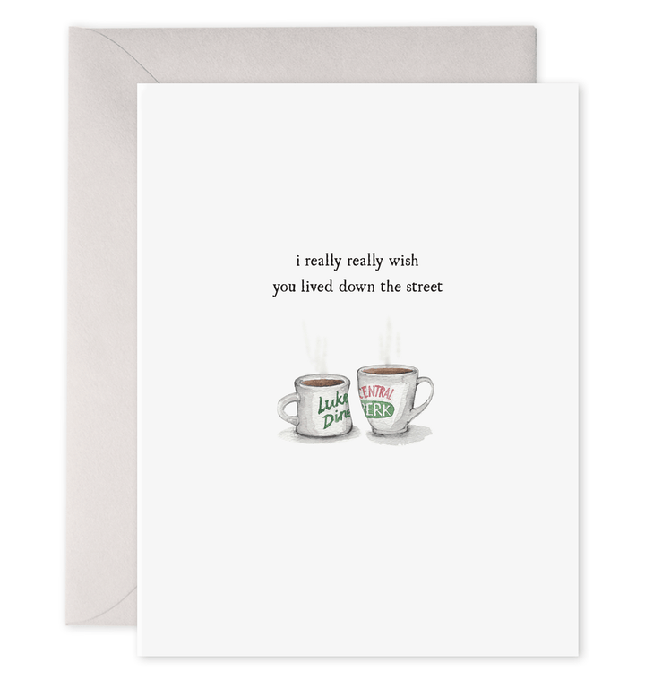 E. Frances Paper Card Coffee Cups Card