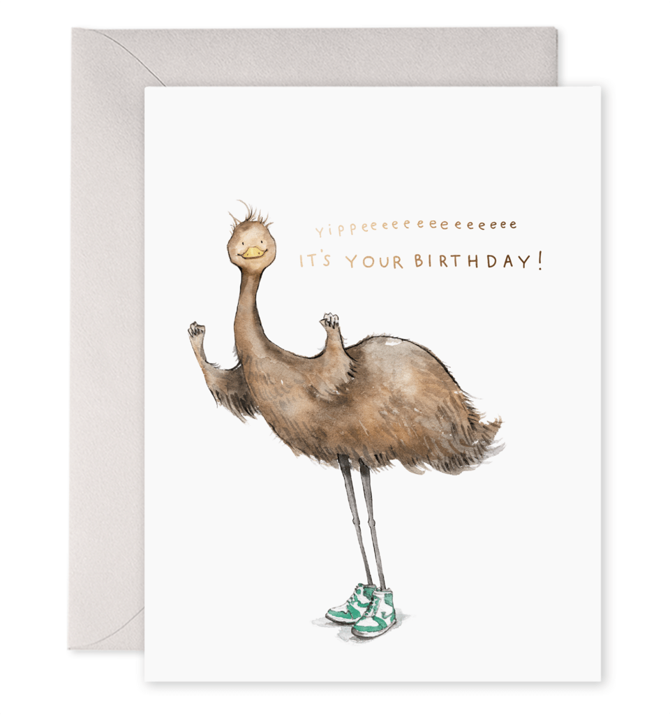 Emu Birthday Card – Paper Luxe