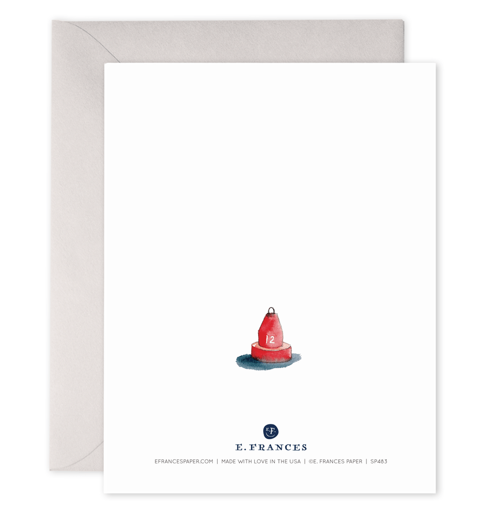 E. Frances Paper Card Father's Day Sailboat Card