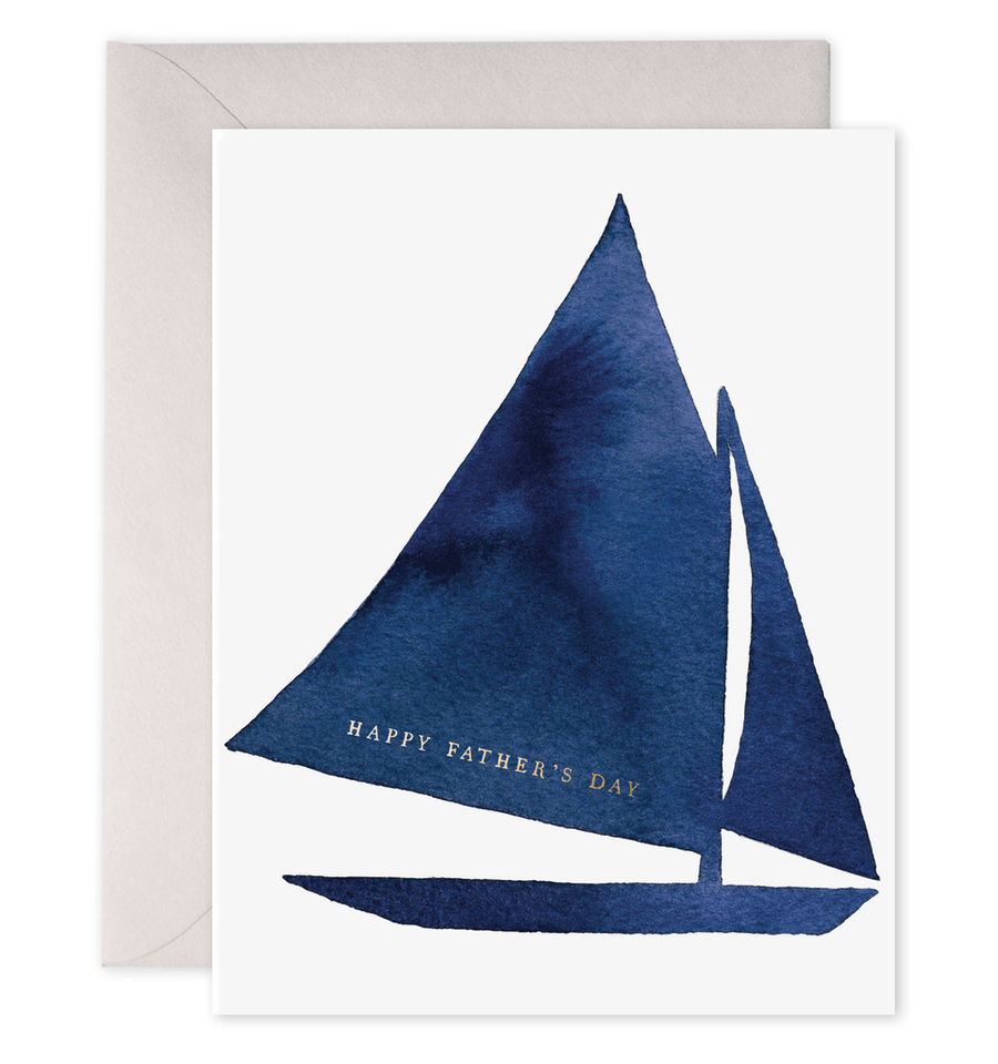 E. Frances Paper Card Father's Day Sailboat Card