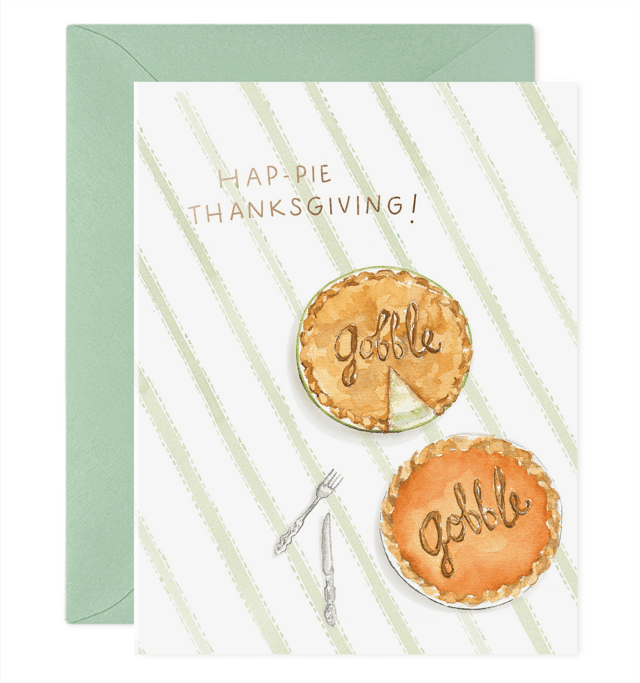 E. Frances Paper Card Hap-Pie Thanksgiving