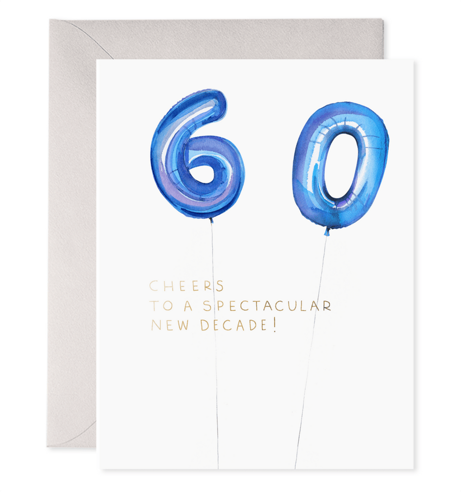 E. Frances Paper Card Helium 60 Birthday Card