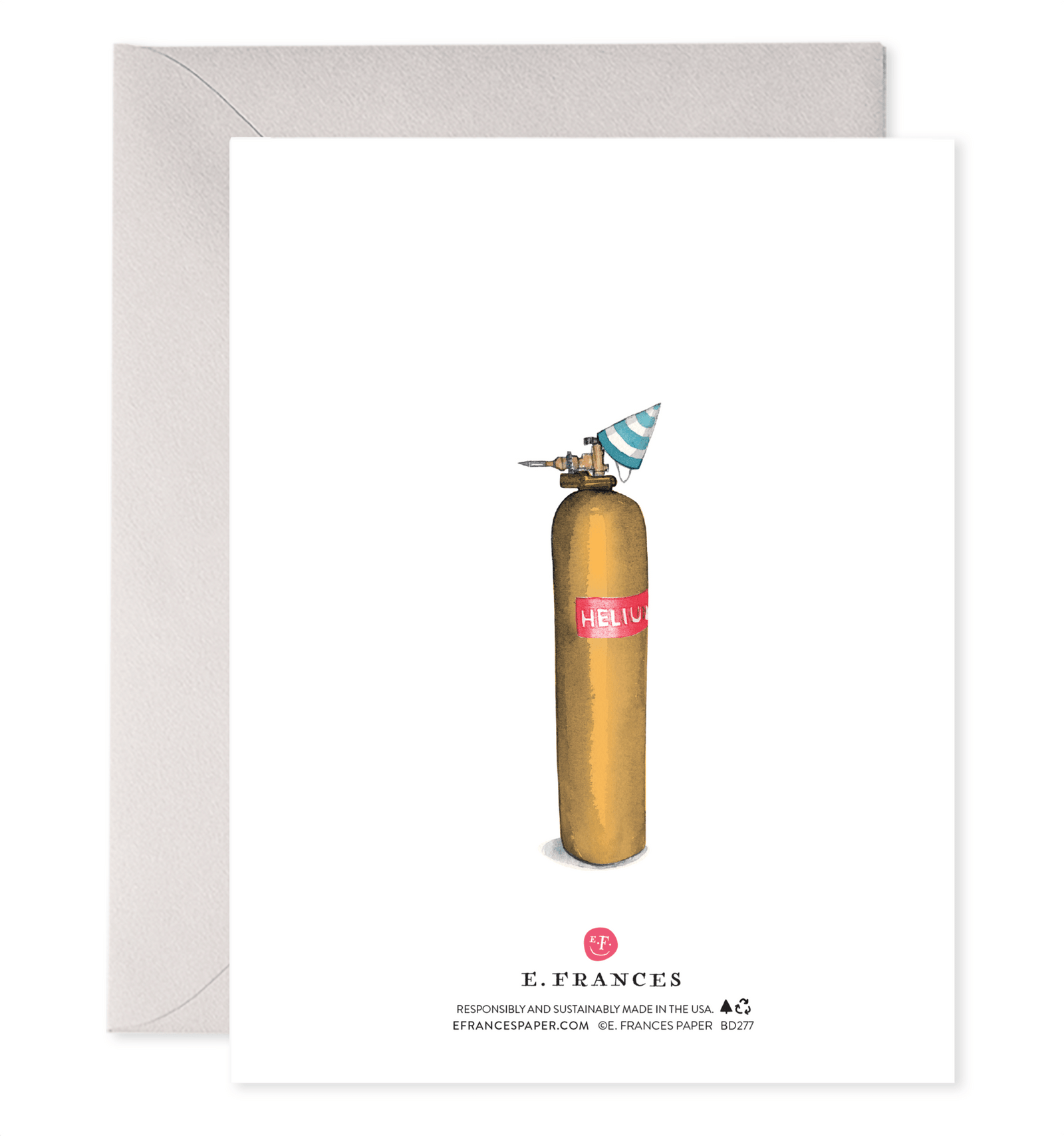 E. Frances Paper Card Helium 70 Birthday Card