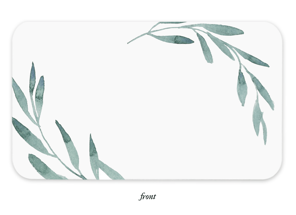 E. Frances Paper Card Olive Branches Little Notes