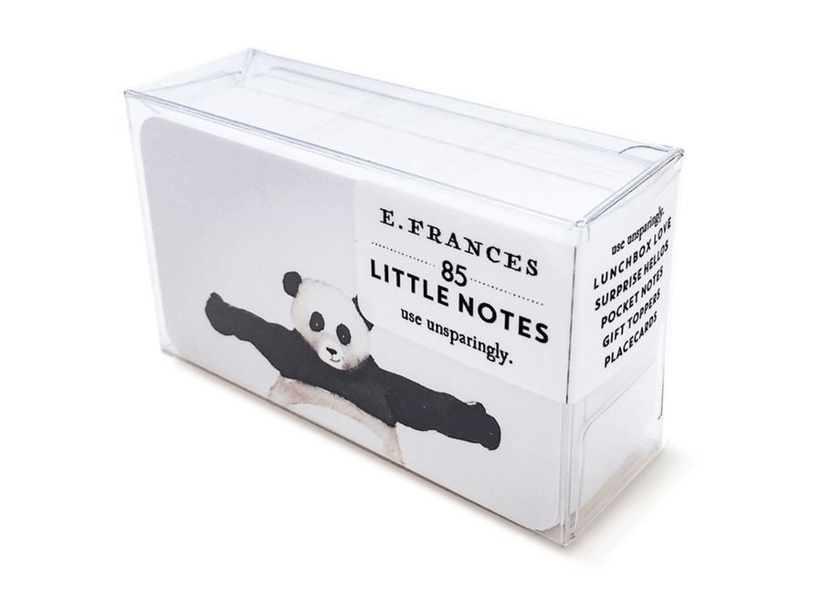 E. Frances Paper Card Panda Hug Little Notes