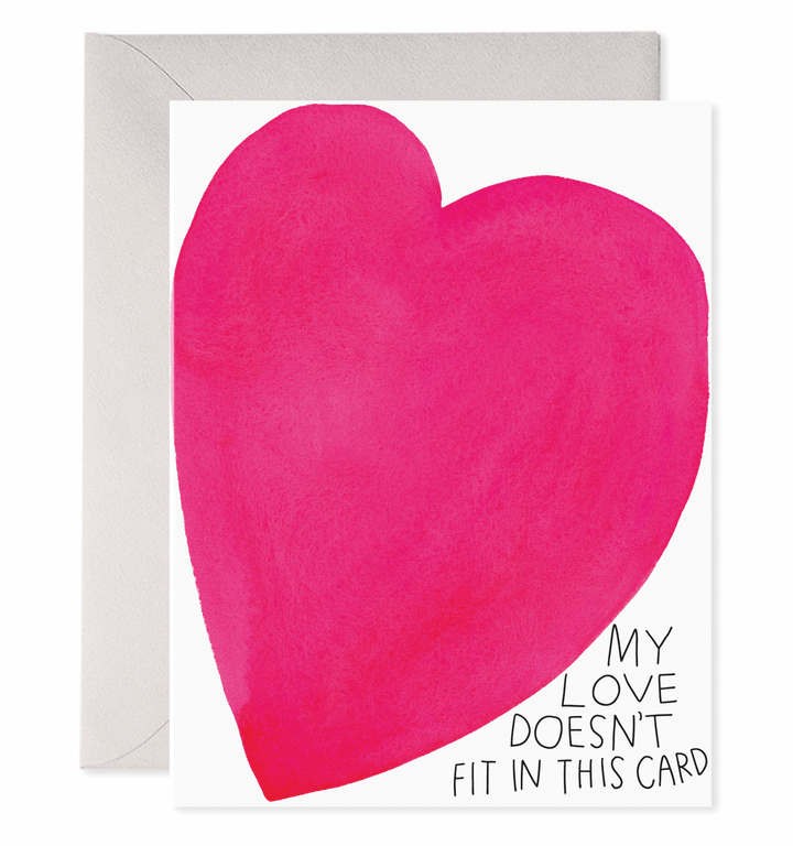 E. Frances Paper Card Squeezed Heart Card