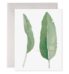 E. Frances Paper Card Thank You Leaves Card