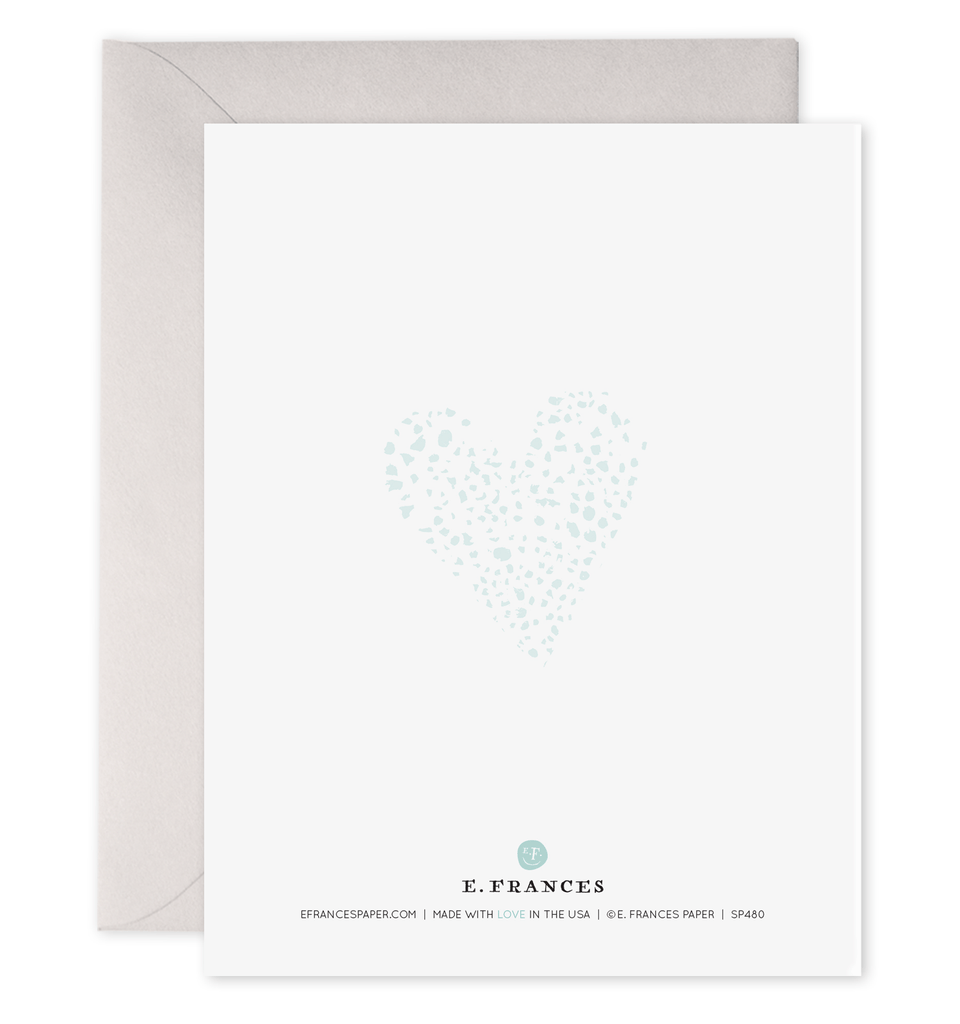 E. Frances Paper Card Wedding Wishes Card