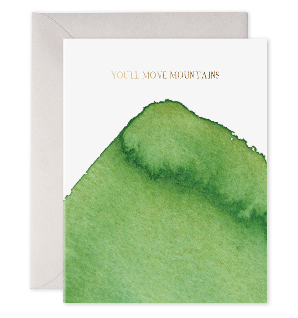 E. Frances Paper Card You'll Move Mountains Card