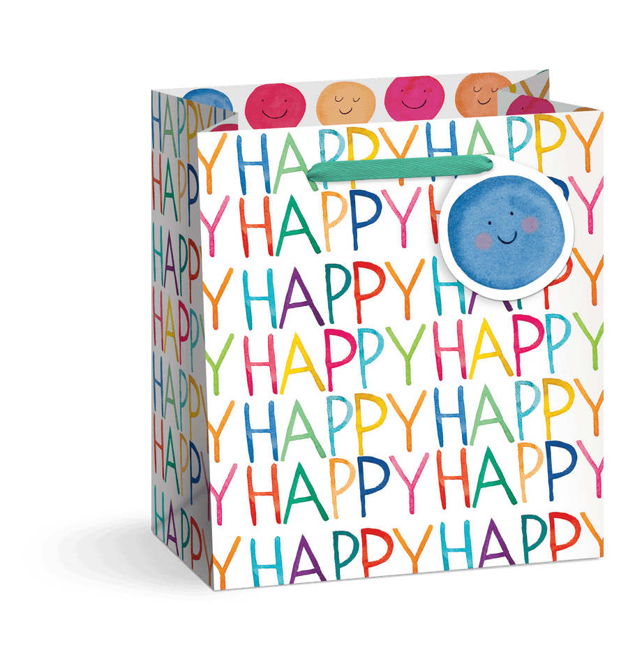 E. Frances Paper Gift Bag Happy Gift Bag - Medium