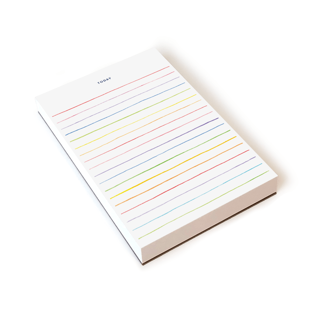 E. Frances Paper Notepad Multi Stripe Notepad