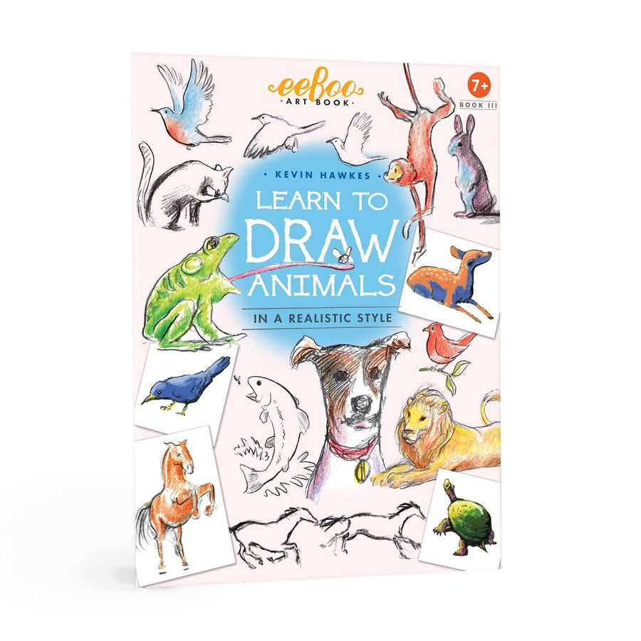eeBoo Drawing Book Learn to Draw Animals with Kevin Hawkes