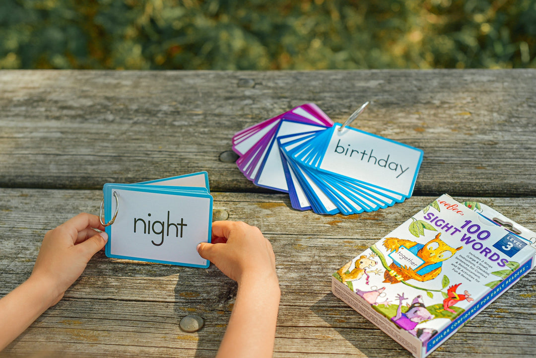 eeBoo Flash Cards 100 Sight Words Level 3 Literacy Flash Cards