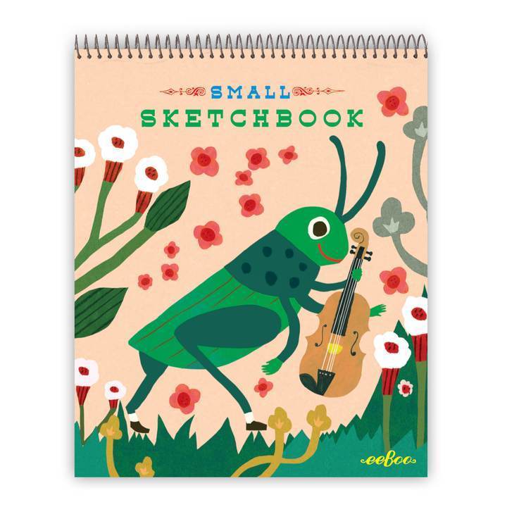 eeBoo Kids Fiddler in the Grass Small Sketchbook - Animals