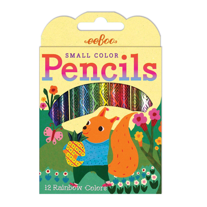 eeBoo Pencils Tropical Squirrel Small Rainbow Color Pencils