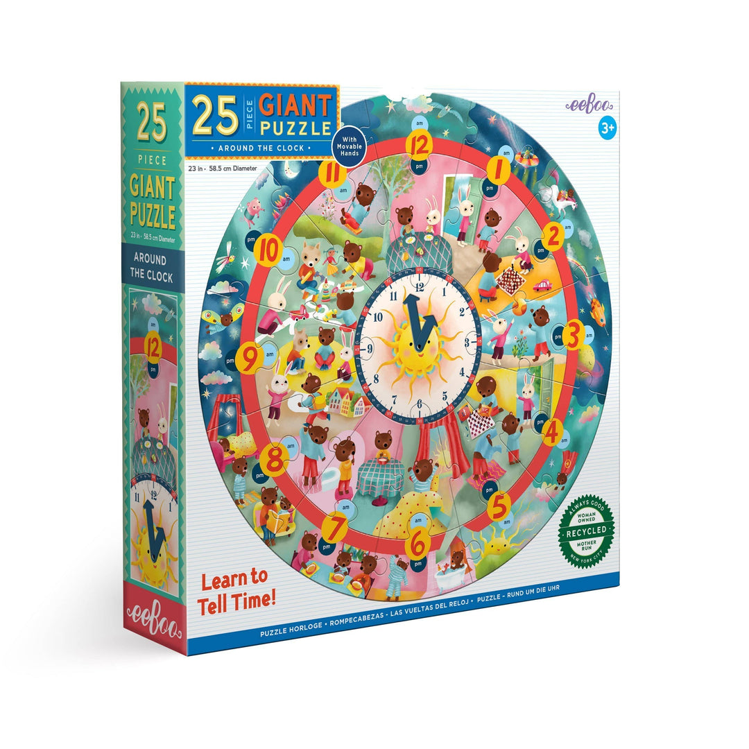 eeBoo Puzzle Around the Clock Puzzle