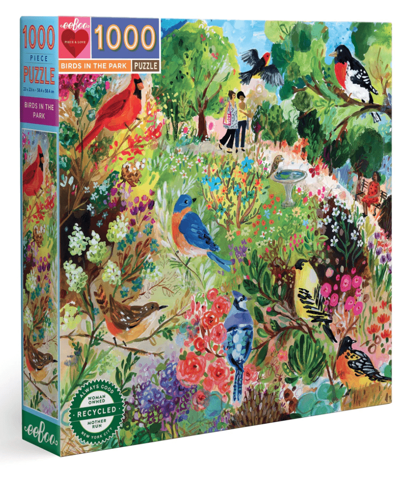 eeBoo Puzzle Birds in the Park - 1000 Piece Puzzle
