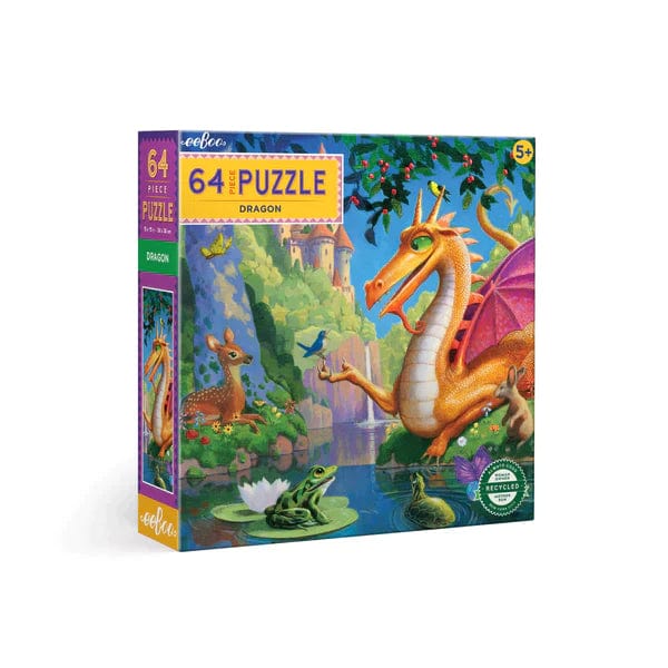 eeBoo Puzzle Dragon 64 Piece Puzzle