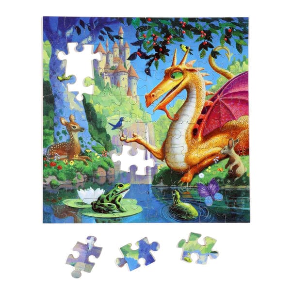 eeBoo Puzzle Dragon 64 Piece Puzzle