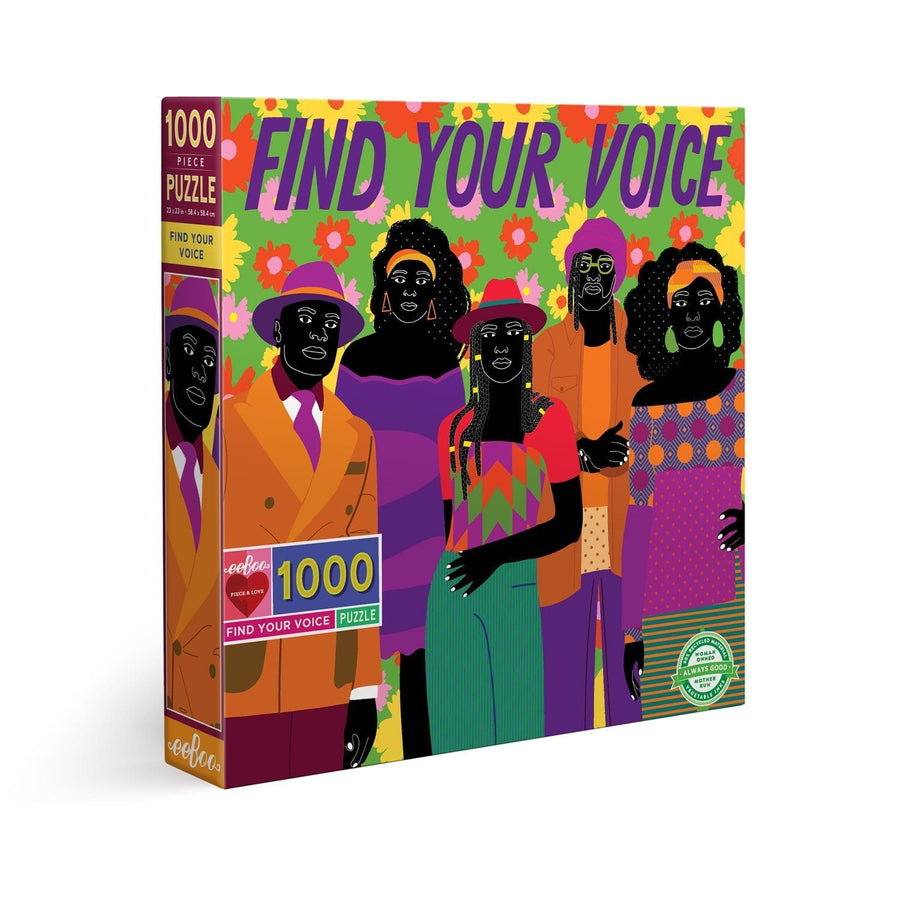 eeBoo Puzzle Find Your Voice 1000 Piece Puzzle