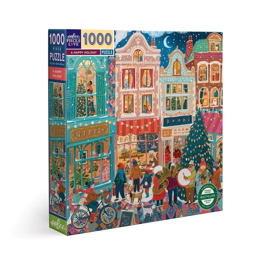 eeBoo Puzzles A Happy Holiday 1000 Piece Puzzle