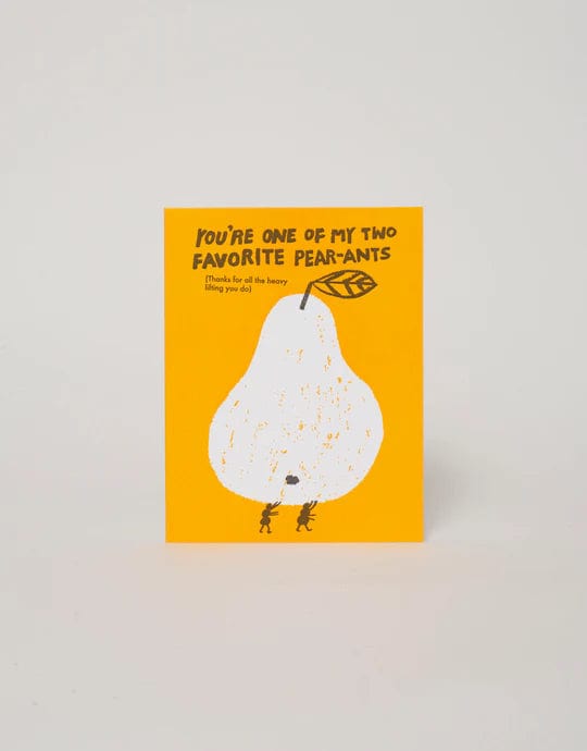 Egg Press Card Favorite Pear-Ants Card