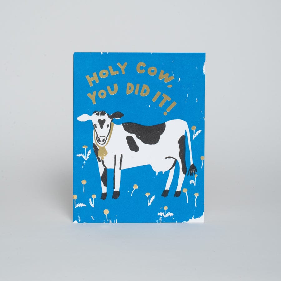Egg Press Card Holy Cow Card