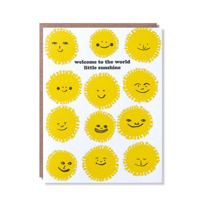 Egg Press Card Welcome Sunshine Card